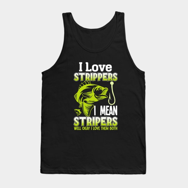 Funny Fishing - Vintage Fishing Lover Tank Top by Syntax Wear